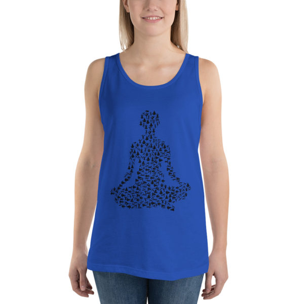 Meditation Unisex Tank Top - Image 3