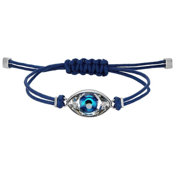 Swarovski POWER COLLECTION EVIL EYE BRACELET, Blue, Stainless Steel -5506865